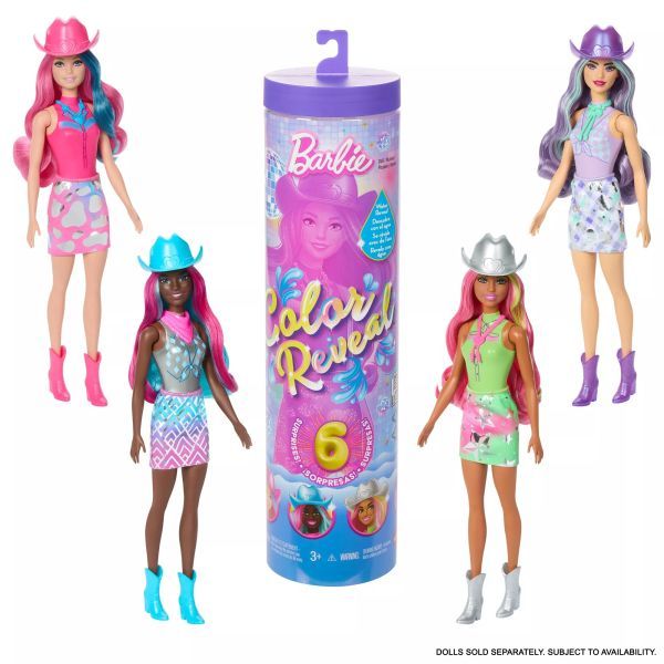 Barbie: Color Reveal meglepetés baba - Disco sztár akciós termékkép 1