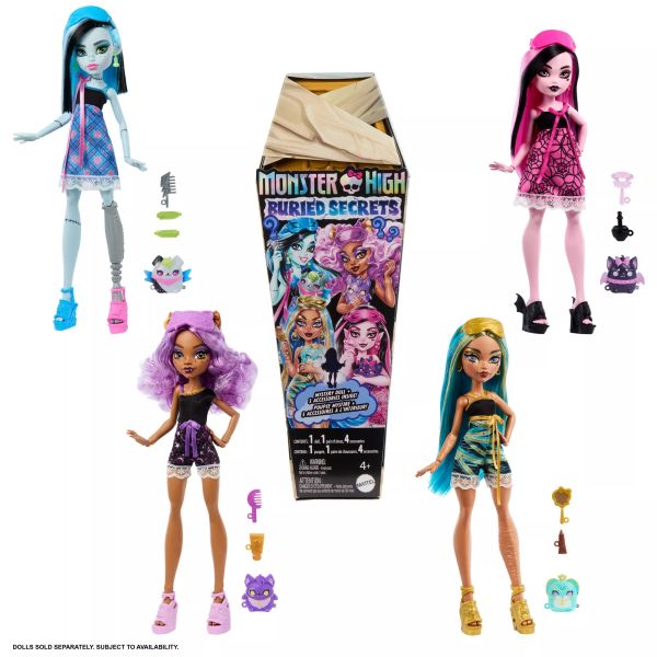 Monster High: Misztikus Meglepetés baba