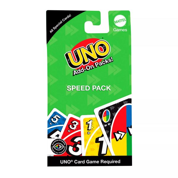 Uno: Kiegészítő kártyacsomag - Gyorsító pakk