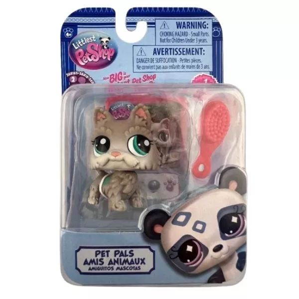 Littlest Pet Shop: Játékfigura, 2. széria - Szürke kutyus