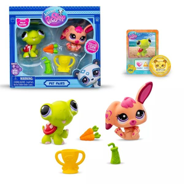 Littlest Pet Shop: Relay Racers figuraszett, 2. széria - 2 db-os