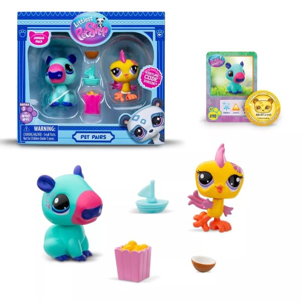 Littlest Pet Shop: Paw-sitive figuraszett, 2. széria - 2 db-os