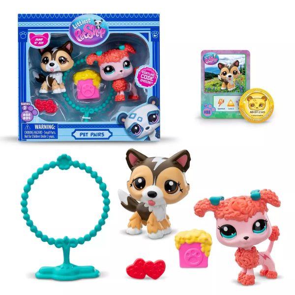 Littlest Pet Shop: Jumpin' Joy figuraszett, 2. széria - 2 db-os