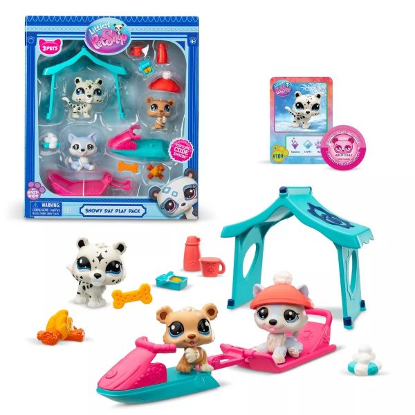 Littlest Pet Shop: Havas játékfiguraszett, 2. széria - 3 db-os