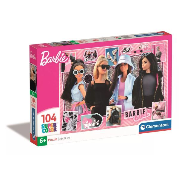 Clementoni: SuperColor Barbie - 104 darabos puzzle akciós termékkép 1
