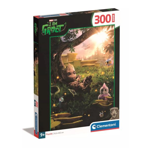 Clementoni : SuperColor Marvel Groot - puzzle de 300 pièces