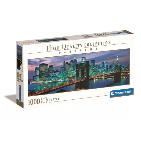 Clementoni: High Quality Collection, Brooklyn híd - 1000 darabos panoráma puzzle akciós termékkép 1