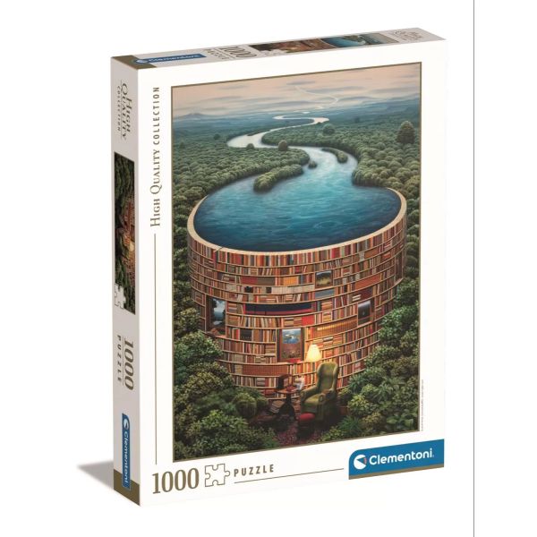 Clementoni: High Quality Collection, Bibliodame - 1000 darabos puzzle