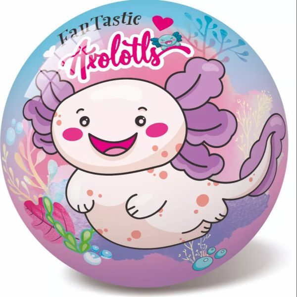 Axolotl mintájú gumilabda – 23 cm
