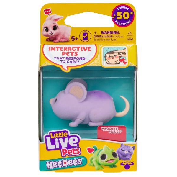 Little Live Pets: Needees Gyűjthető kiskedvencek - Scampee egér