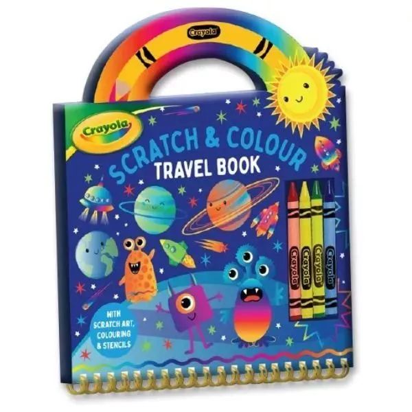 Crayola: Spirálos úti foglalkoztató könyv - Bolygó