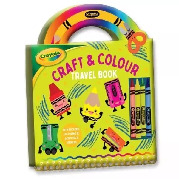 Crayola: Spirálos úti foglalkoztató könyv - Zöld
