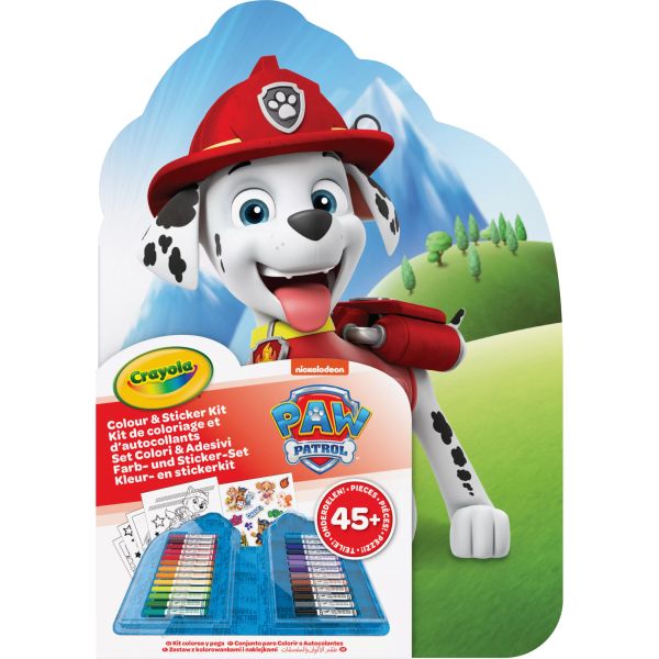 Crayola: Mancs őrjárat kreatív készlet matricákkal