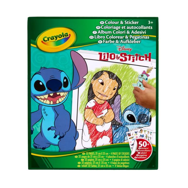 Crayola: Lilo&Stitch színező matricákkal