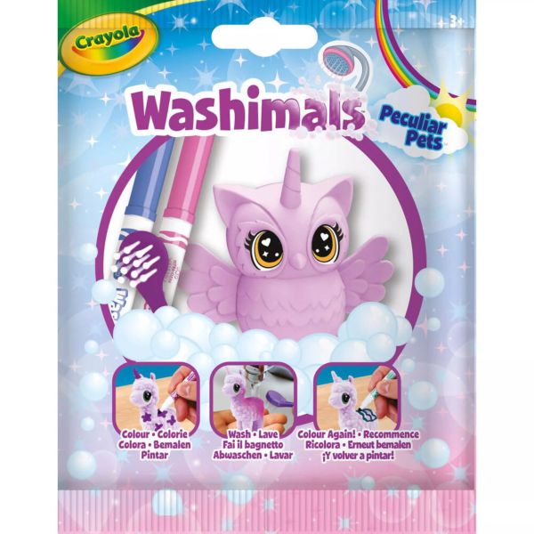 Crayola Washimals: Kimosható különleges állatka figura, 1 db - többféle