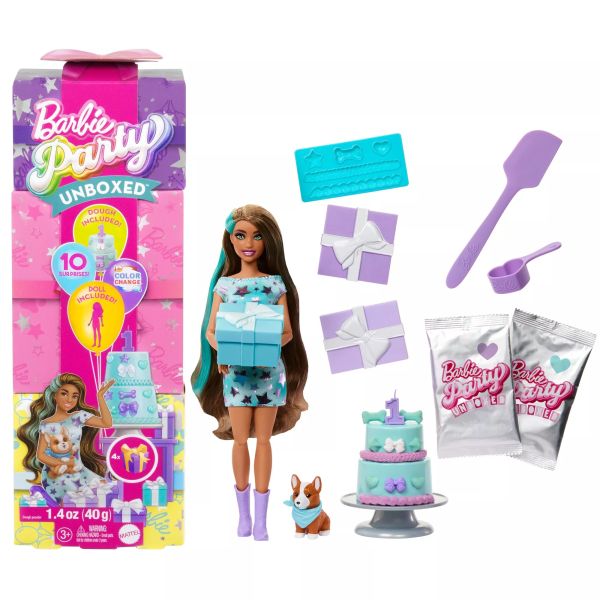 Barbie: Party Reveal meglepetés szett - Corgi
