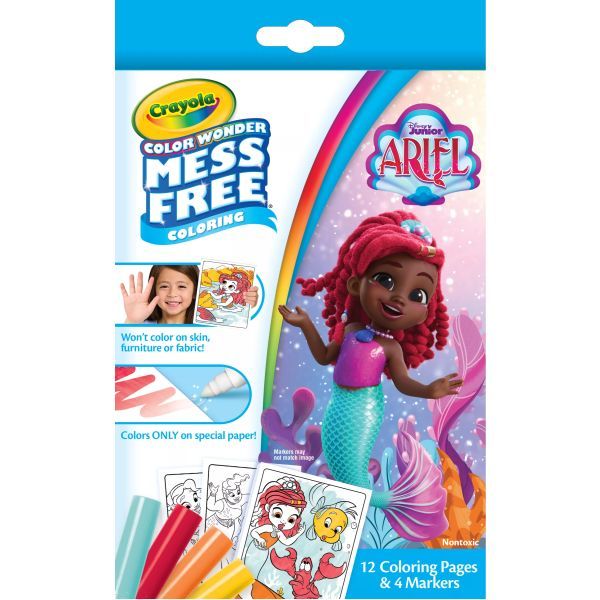 Crayola Color Wonder: A kis hableány maszatmentes kifestő készlet mappában akciós termékkép 1