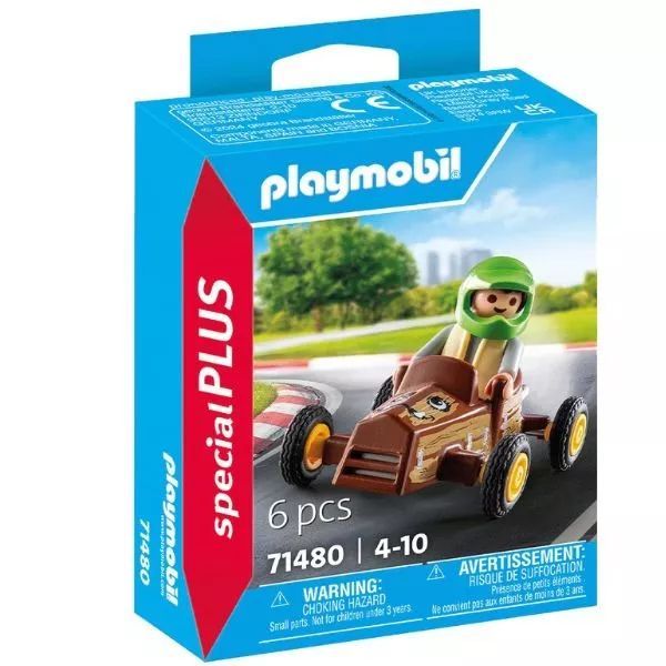Playmobil: Kisfiú figura gokarttal akciós termékkép 1
