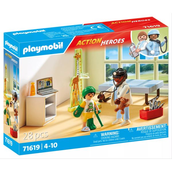 Playmobil: Gyermekorvosi rendelő játékszett