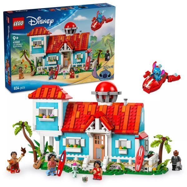 LEGO® Disney Lilo és Stitch tengerparti háza 43268