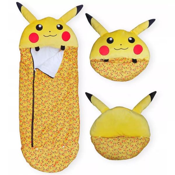 Pokemon: Saco de dormir Pikachu - 50 x 130 cm