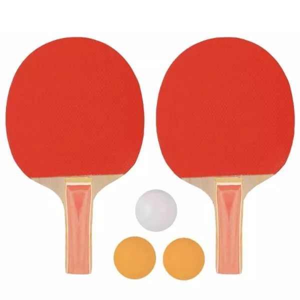 Ping-pong ütő készlet - 2 db ütő 3 db labdával akciós termékkép 1