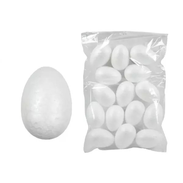 Hungarocell tojás - 8 cm, 15 db-os csomag akciós termékkép 1