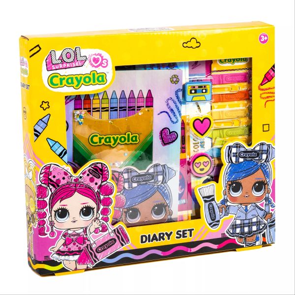 L.O.L. x Crayola: Kreatives Tagebuch-Set