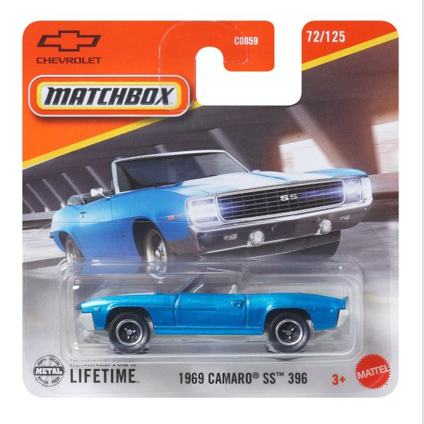 Matchbox: 1969 Camaro SS 396 kisautó