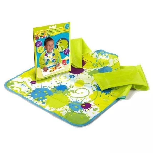 Crayola Mini Kids festőköpeny CSOMAGOLÁSSÉRÜLT