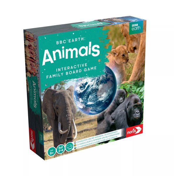 BBC Earth Animals interaktív társasjáték CSOMAGOLÁSSÉRÜLT