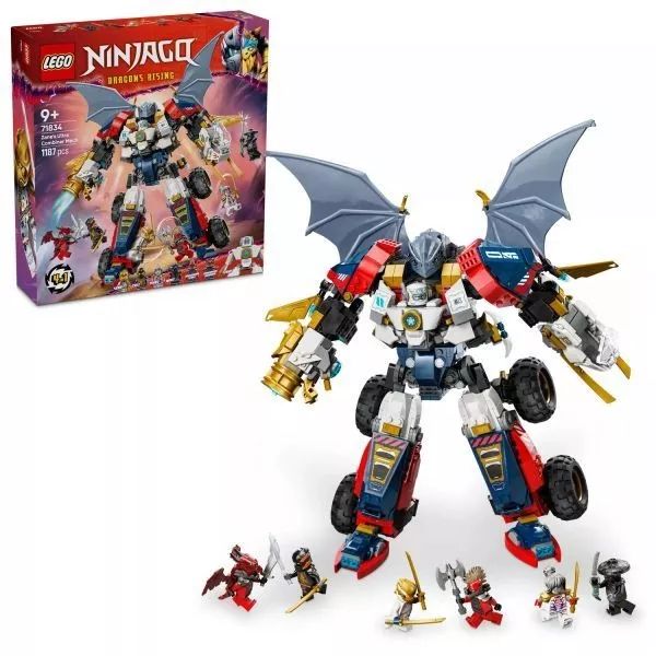 LEGO® NINJAGO® Zane kombinálható ultra robotja 71834 CSOMAGOLÁSSÉRÜLT