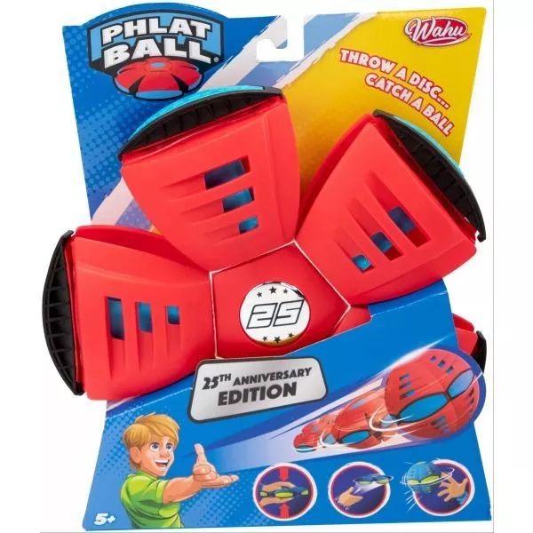 Phlat Ball: Klasszikus frizbi labda, 25 éves kiadás - Piros-kék