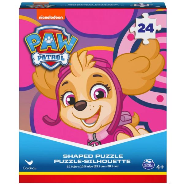 Mancs Őrjárat: Skye alakú puzzle - 24 darabos