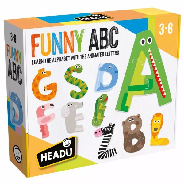 Headu: Állatfigurás betűkirakó - angol ábécé