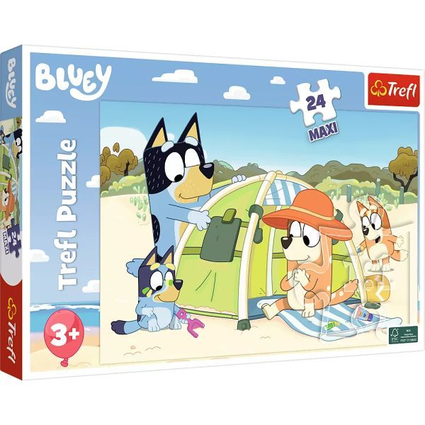 Trefl: Bluey remek napja - 24 darabos puzzle akciós termékkép 1