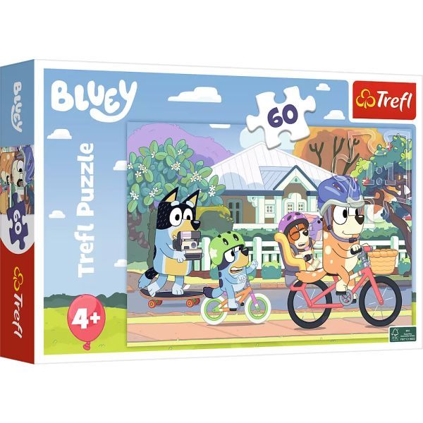 Trefl: Boldog Bluey - 60 darabos puzzle akciós termékkép 1