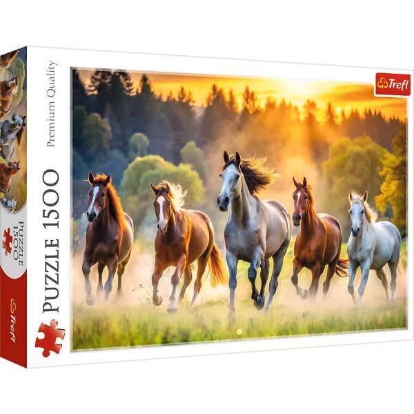 Trefl: Vad lovak - 1500 darabos puzzle akciós termékkép 1