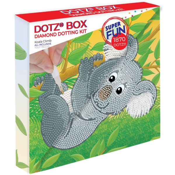 Diamond Dotz: Zestaw Dotz Box do tworzenia obrazów - koala, 22 x 22 cm