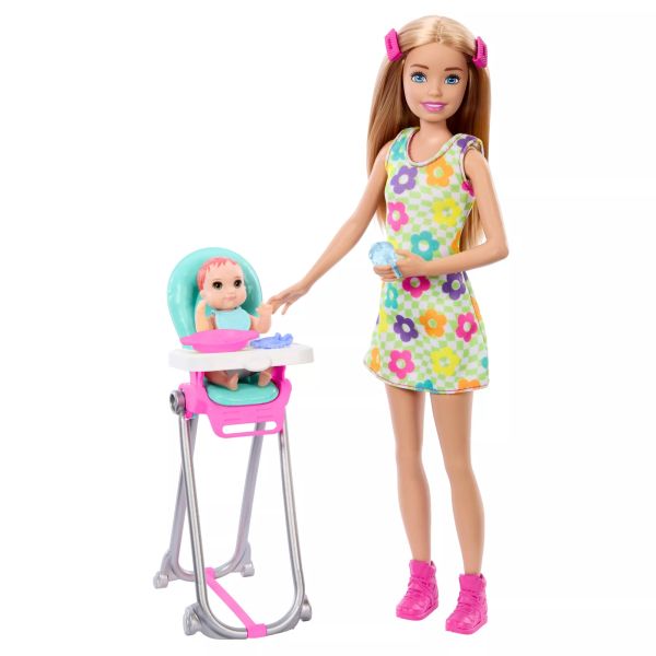 Barbie: Skipper bébiszitter játékszett