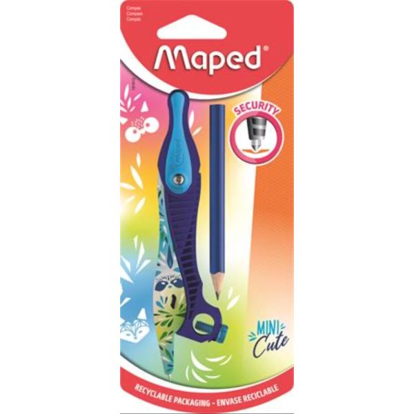 Maped: Mini Cute körző, ceruzával és adapterrel - többféle