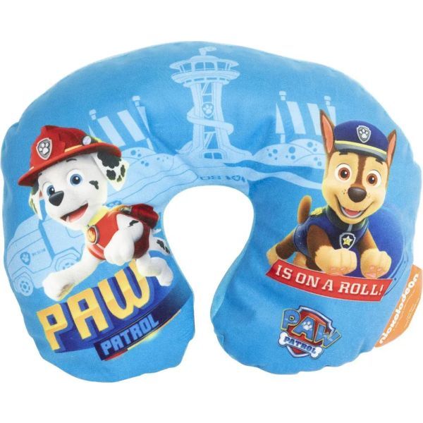 Manncs őrjárat mintájú nyakpárna, kék akciós termékkép 1