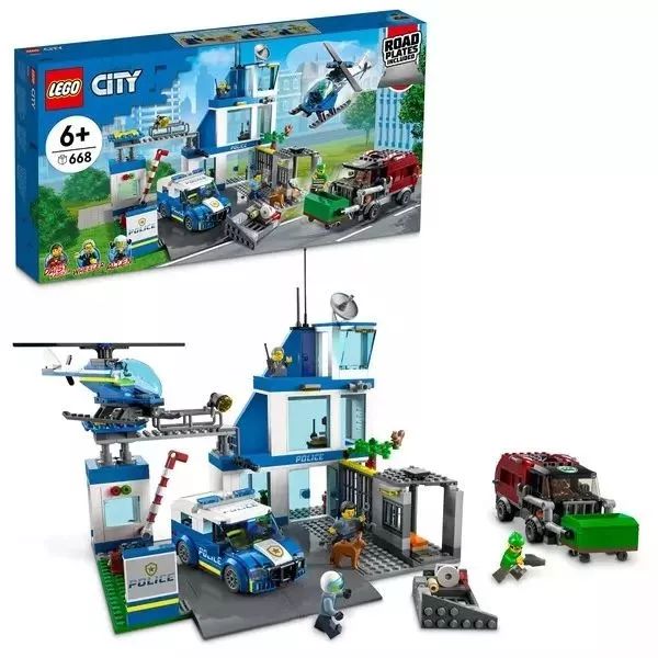 LEGO® City Police Rendőrkapitányság 60316 CSOMAGOLÁSSÉRÜLT