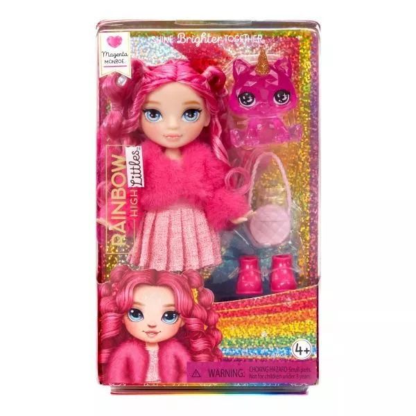 Rainbow High: Kistesó baba - Magenta