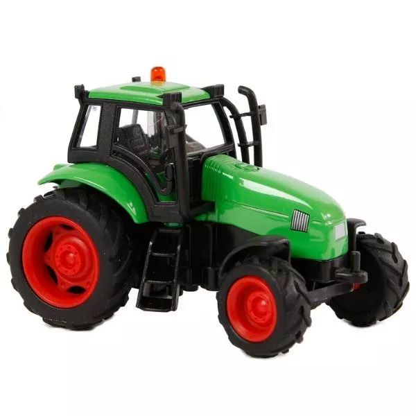 Kids Globe: Fém traktor fény- és hanghatásokkal akciós termékkép 1