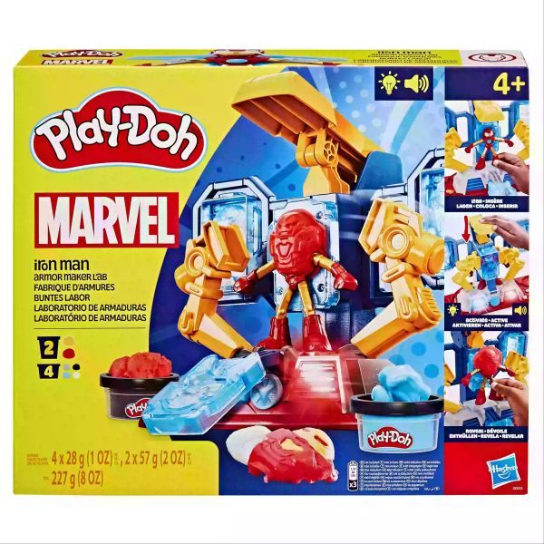 Play-Doh: Vasember páncélkészítő labor játékszett akciós termékkép 1