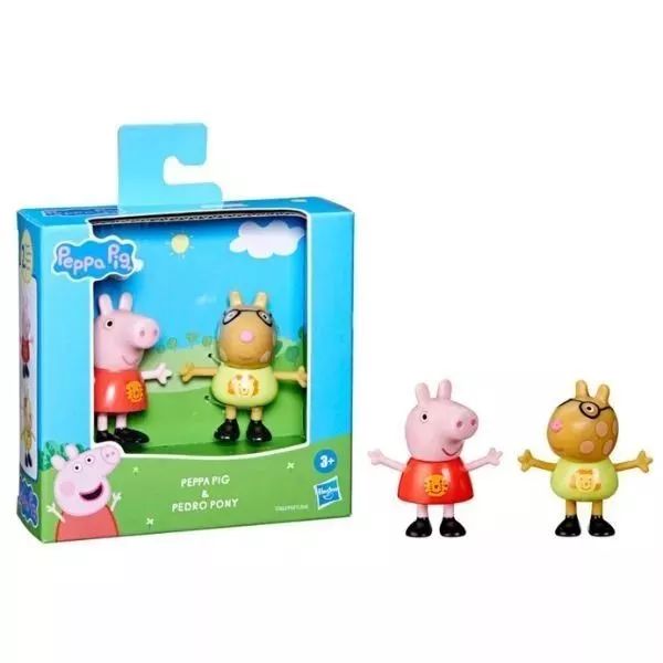 Peppa malac: Peppa legjobb barátai játékfigurák, 2 db - Peppa malac & Pedro póni