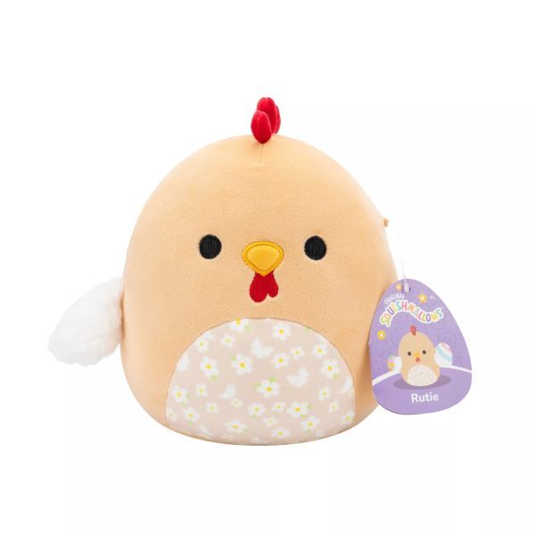 Squishmallows: Rutie, a kiskakas virágos hassal - 20 cm