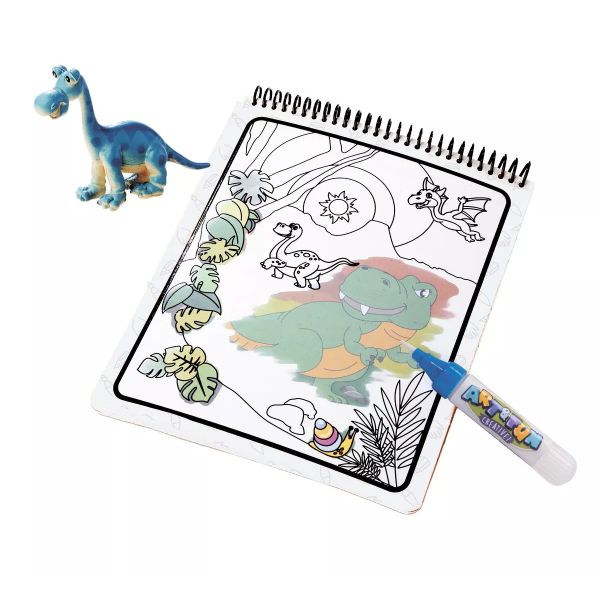 Art&Fun: Vizzel színező könyv figurával - Dinók