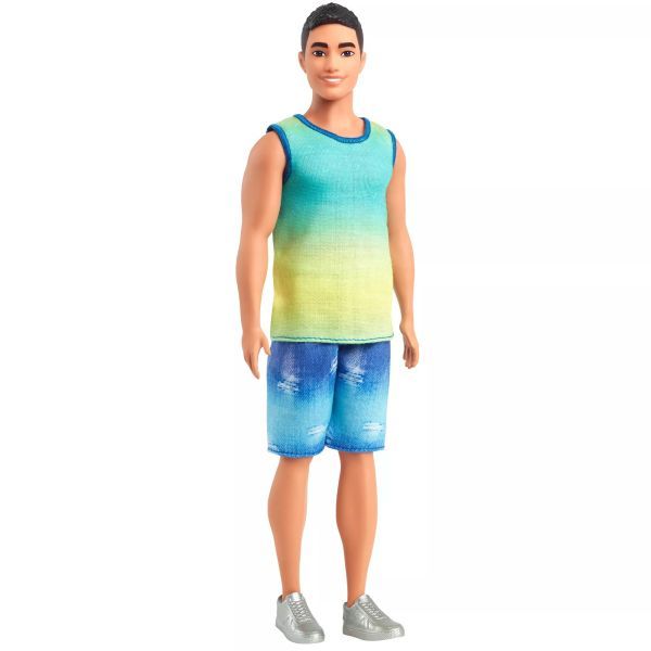 Ken: Fashionista fiú baba színátmenetes pólóban akciós termékkép 1